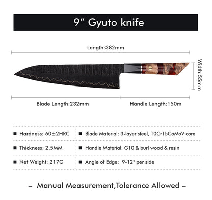 Gyuto - šéfkuchařský nůž